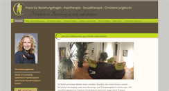 Desktop Screenshot of christiane-jurgelucks.de